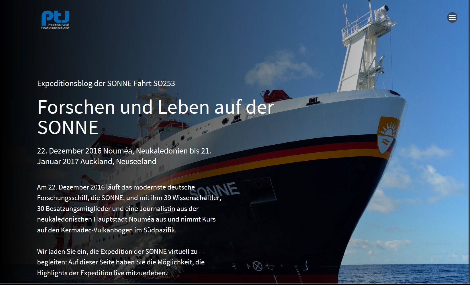 Expeditionsblog SO253